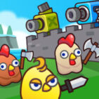 Merge Cannon Chicken Defender Unblocked Games 77